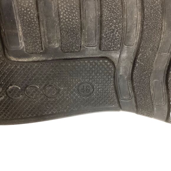 Ecco Fusion - Men's Sz 46(US 12-12.5) Brown Leather - Low Pull-On Sneakers - Picture 8 of 8